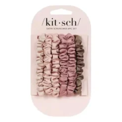 Ultra Petite Satin Scrunchies Terracotta