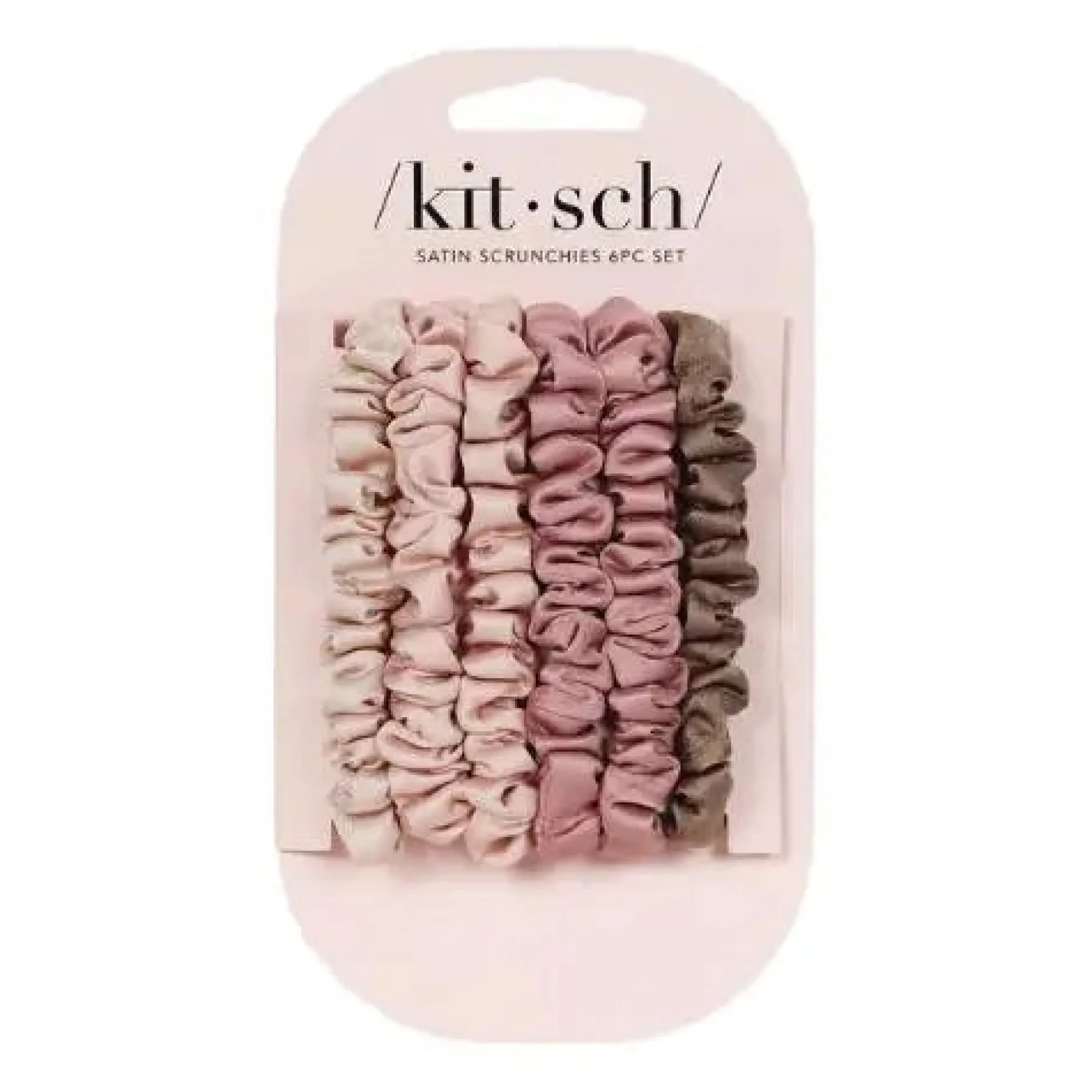 Ultra Petite Satin Scrunchies Terracotta