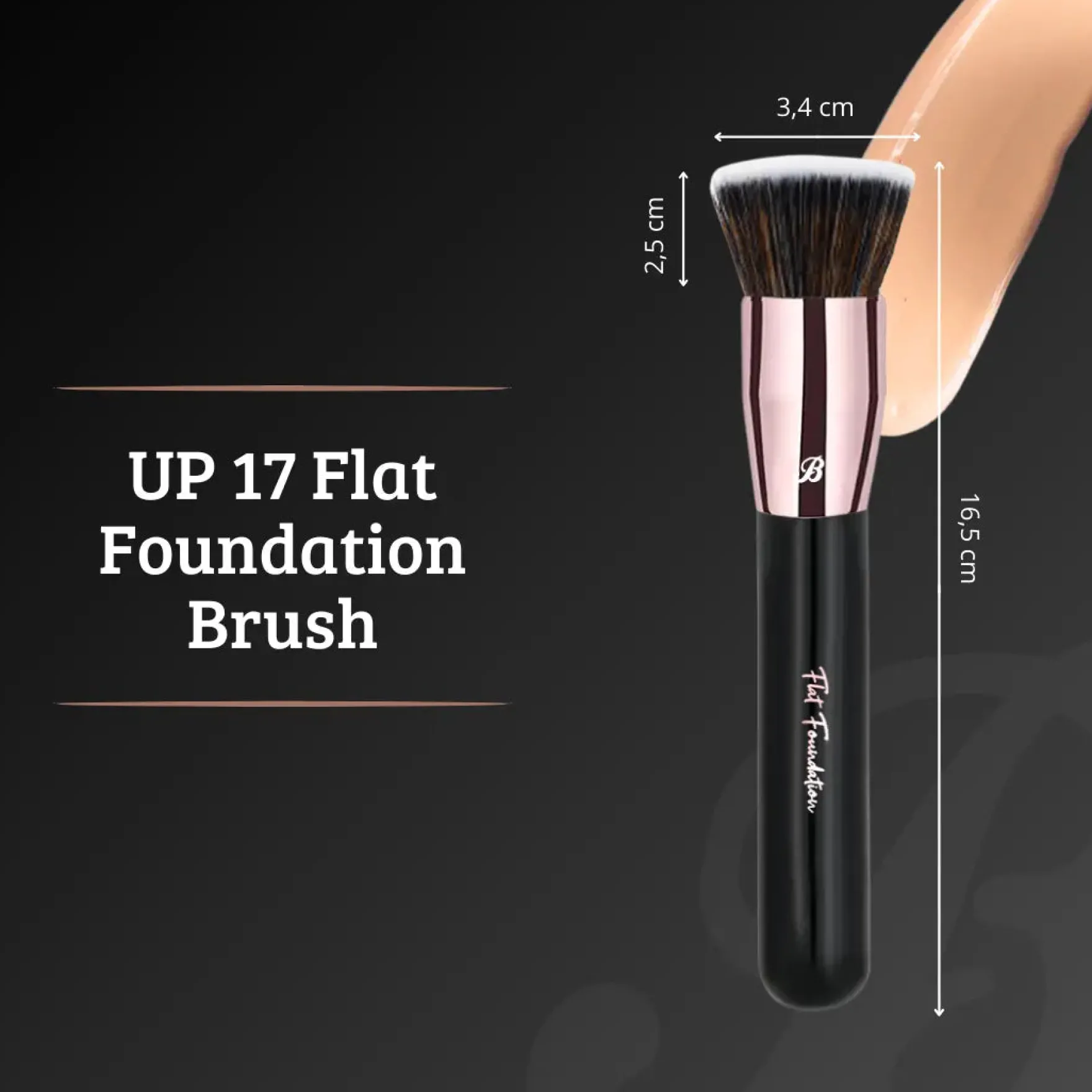 UP17 Flat Foundation Brush