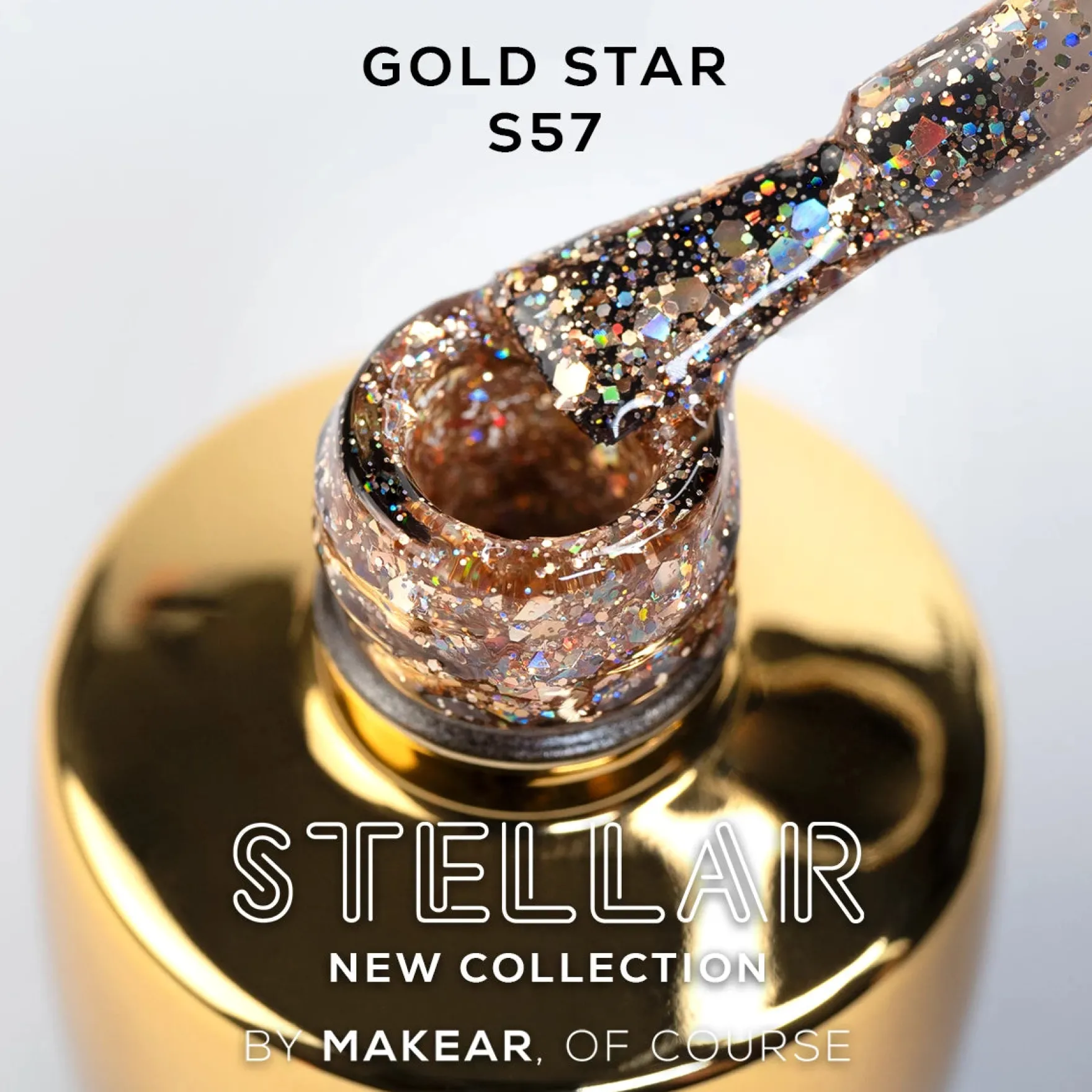 UV Gel Polish S57 Gold Star