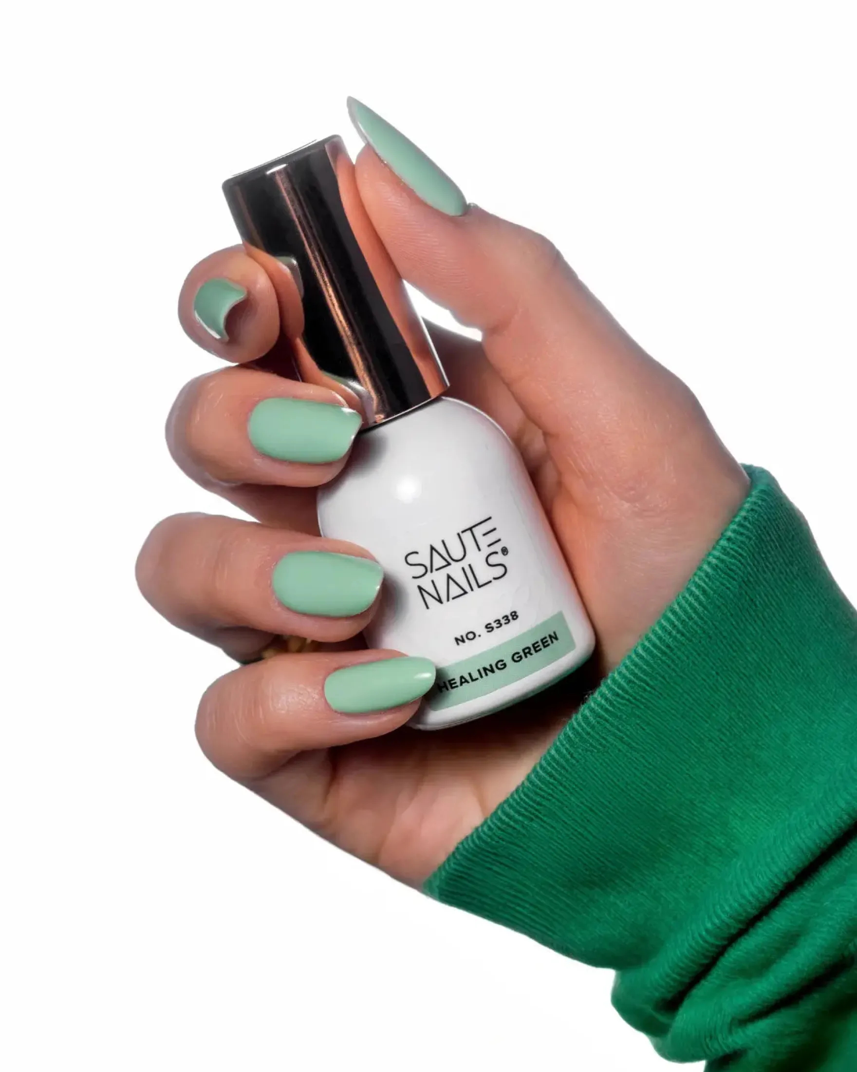UV Gel Polish S338 Healing Green
