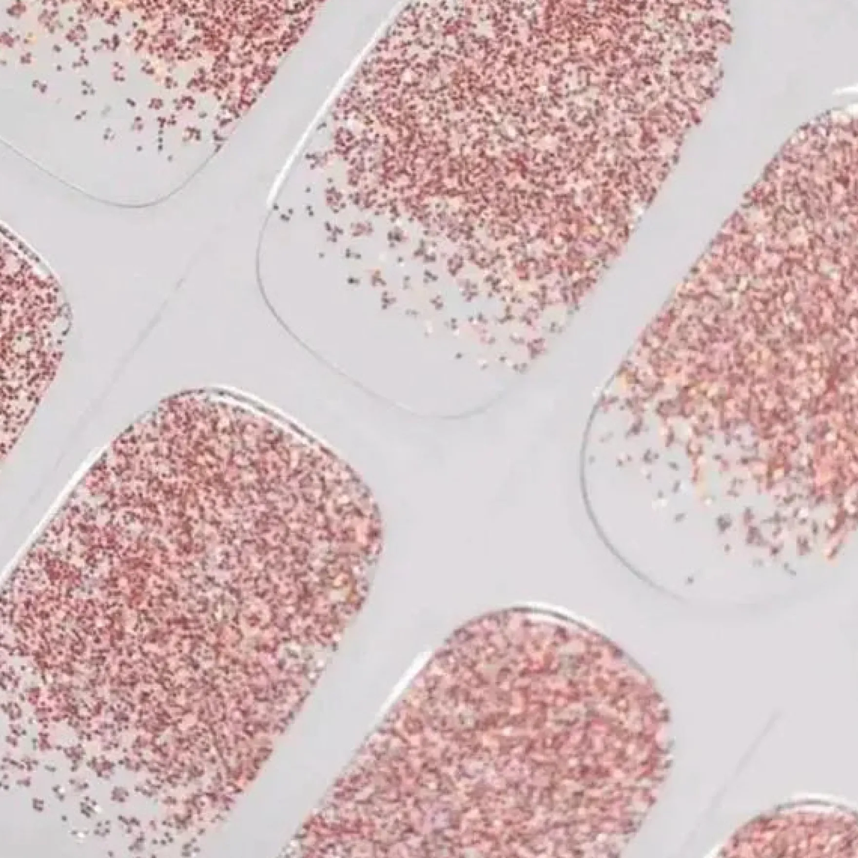 UV Gel Strips Glitter Punch
