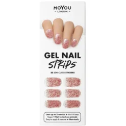 UV Gel Strips Glitter Punch