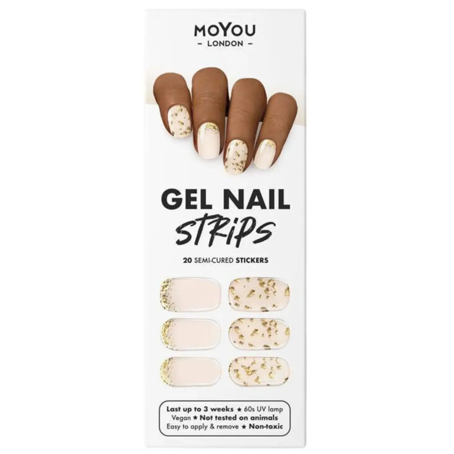 UV Gel Strips No Pain No Champagne