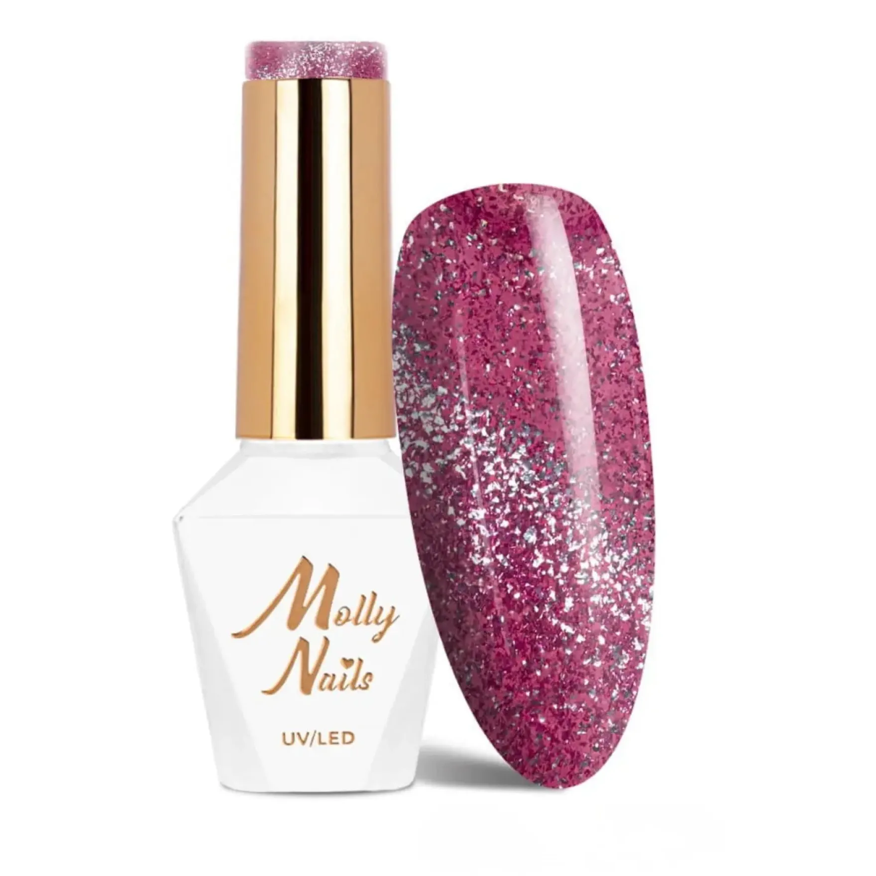 UV/LED Gel Polish Cat Eye Glacier Crush Nr 253 Mauve