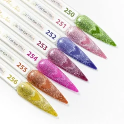UV/LED Gel Polish Cat Eye Glacier Crush Nr 250 Emerald