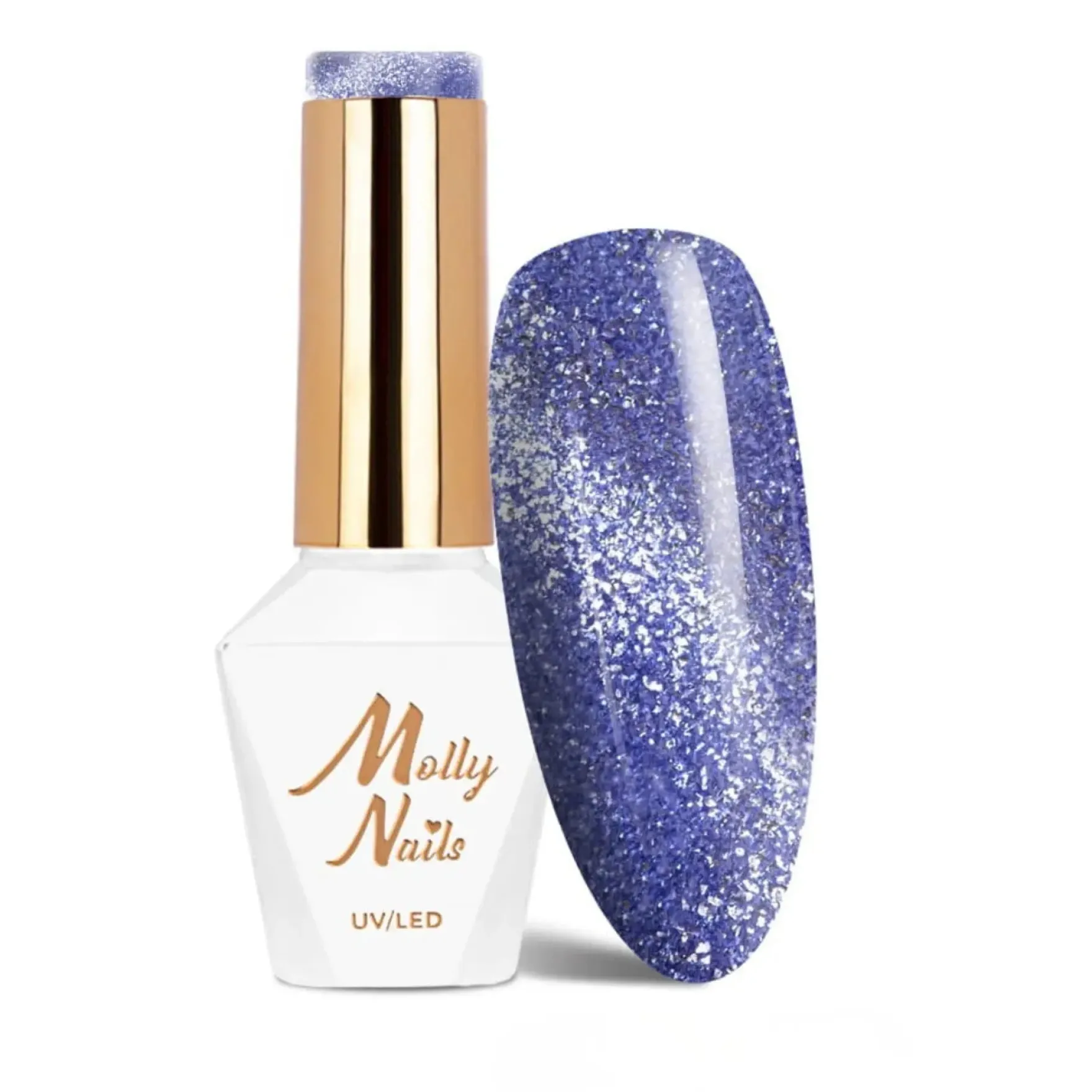 UV/LED Gel Polish Cat Eye Glacier Crush Nr 252 Amethyst