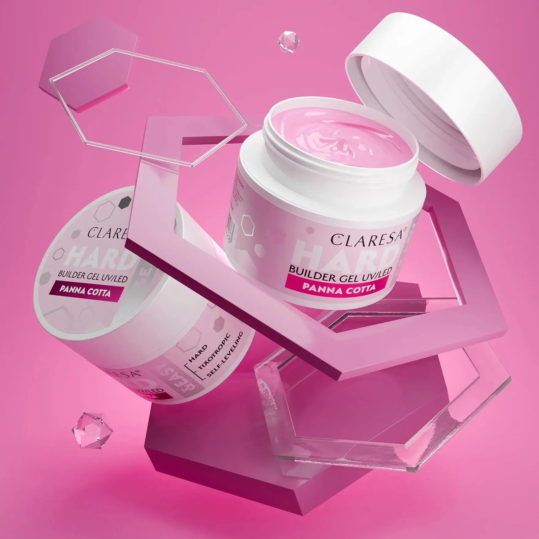 UV/LED Hard & Easy Builder Gel Panna Cotta 12g