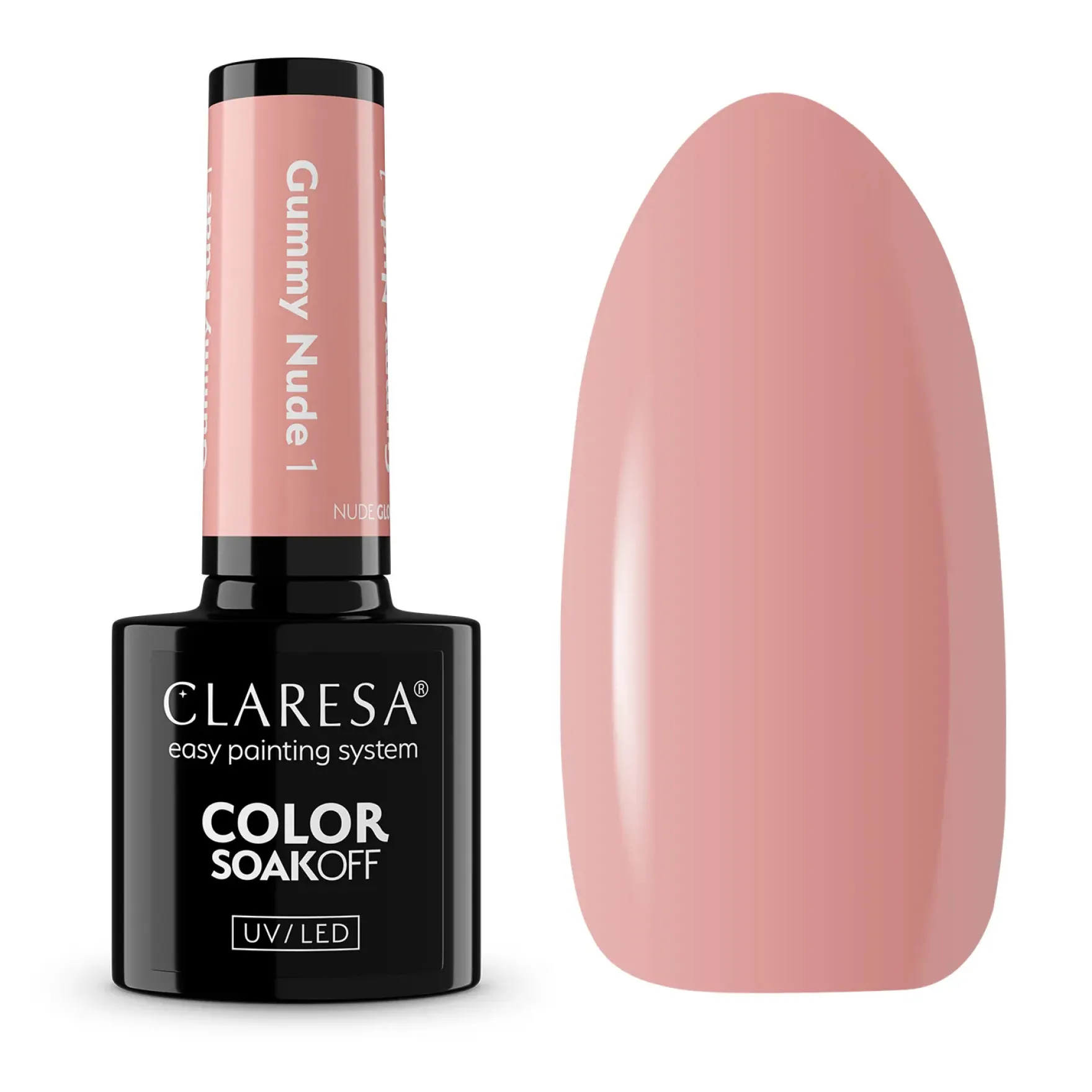 UV/LED Nail Polish Nude Glow Gummy Nude 1