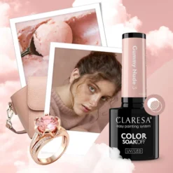 UV/LED Nail Polish Nude Glow Gummy Nude 3