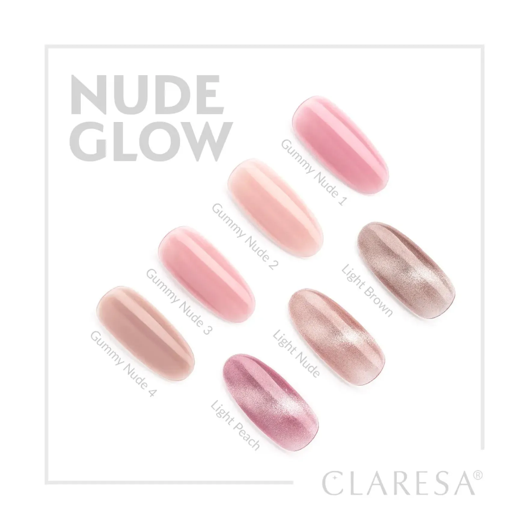 UV/LED Nail Polish Nude Glow Gummy Nude 2