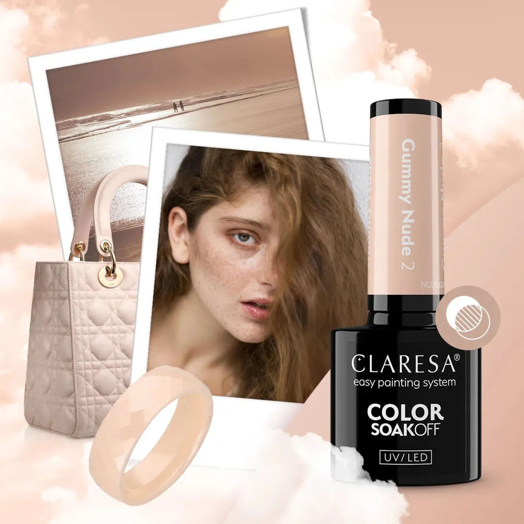 UV/LED Nail Polish Nude Glow Gummy Nude 2