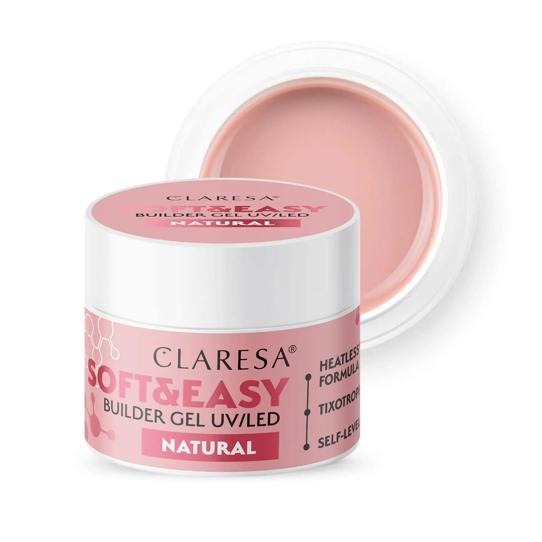 UV/LED Soft & Easy Builder Gel Naturel 12g