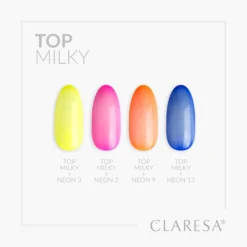 UV/LED Top Coat Milky No Wipe