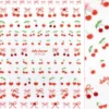 Valentine Bejeweled Nail Art Sticker Coquette Cherry