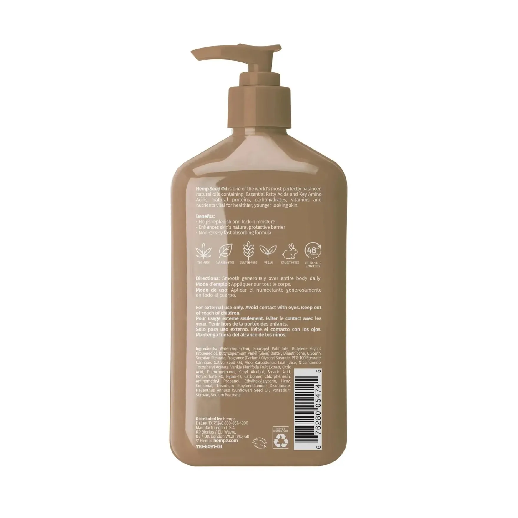 Vanilla Lux Herbal Body Moisturizer