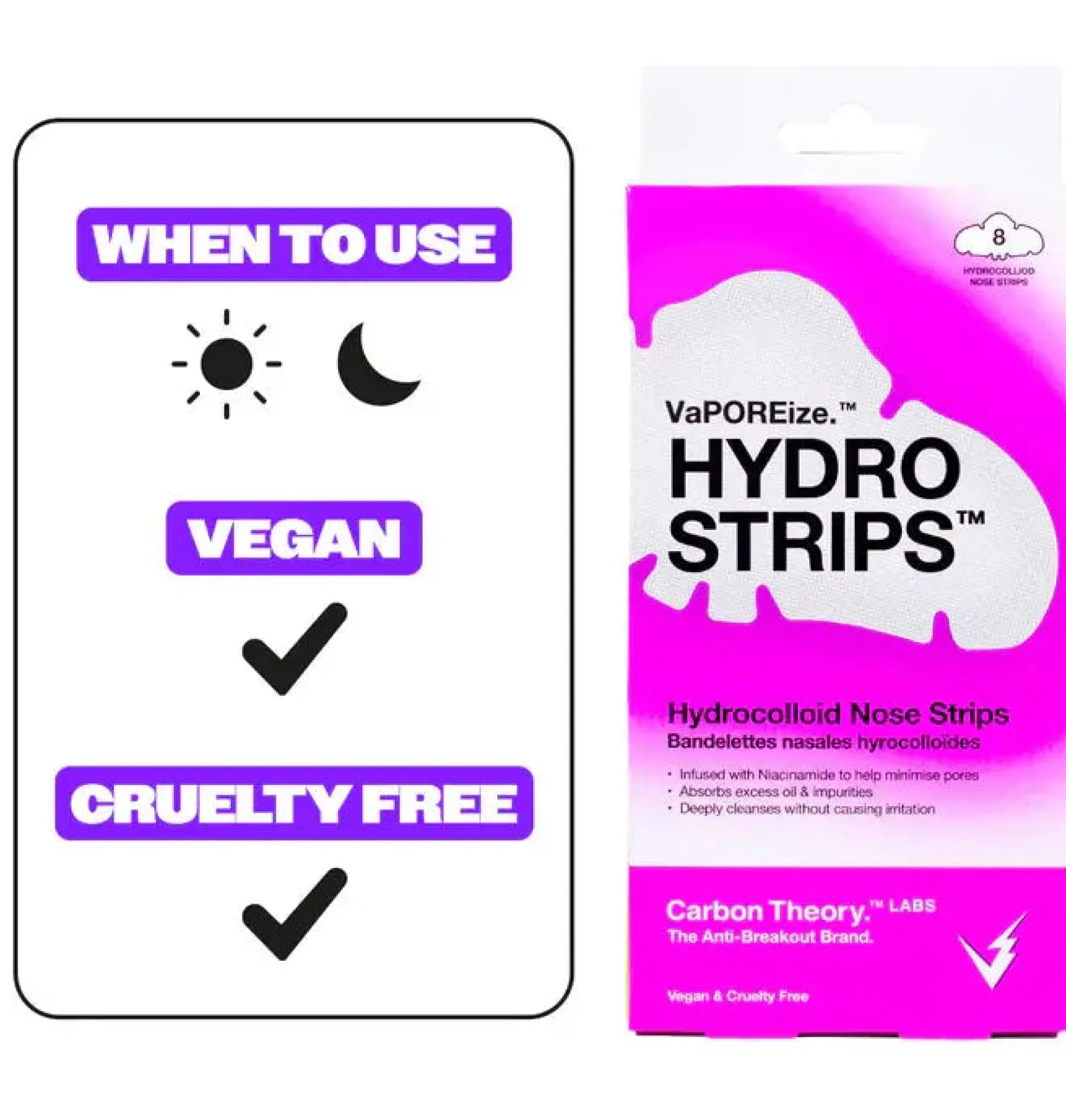 VaPOREise Niacinamide Hydro Strips
