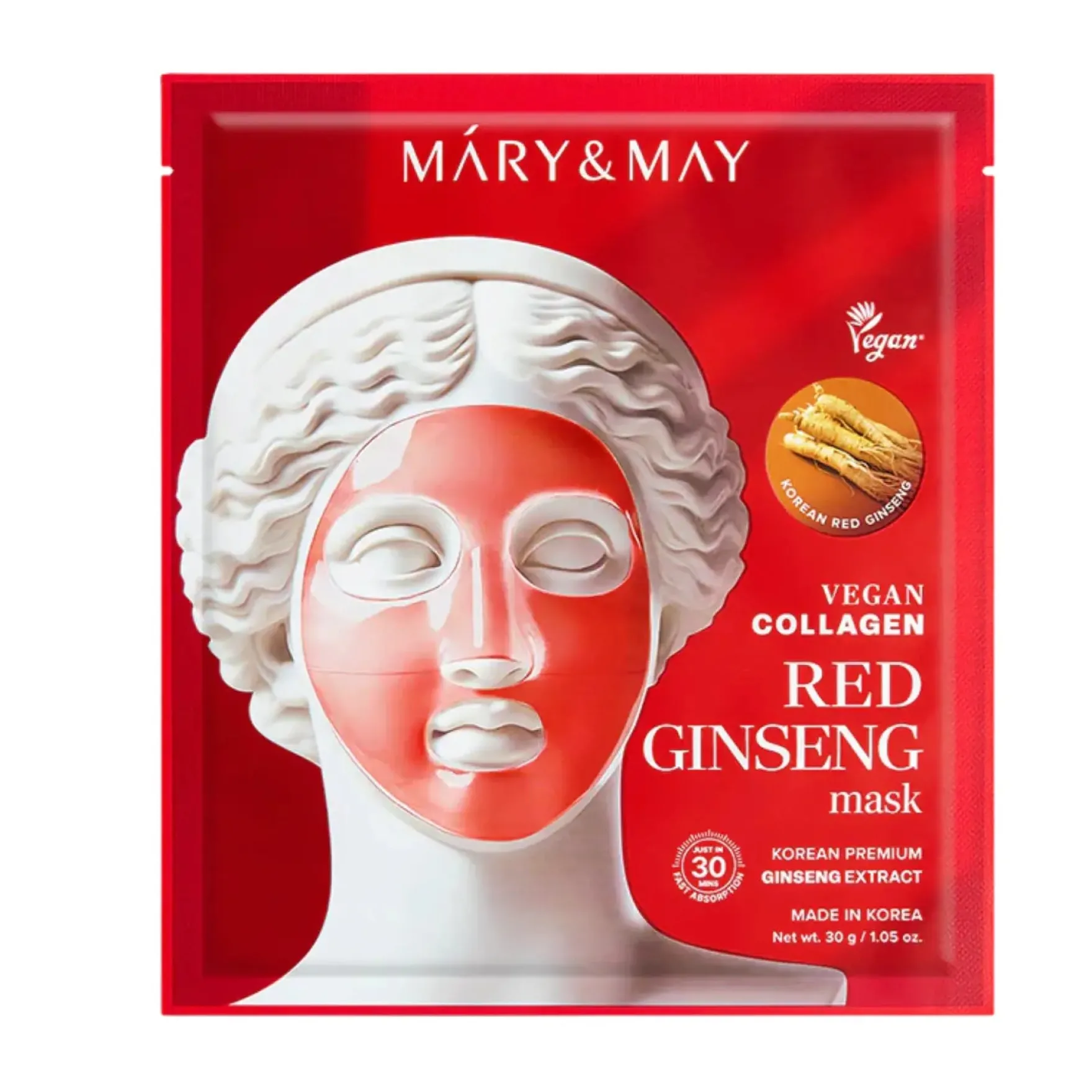 Vegan Collagen Red Ginseng Mask
