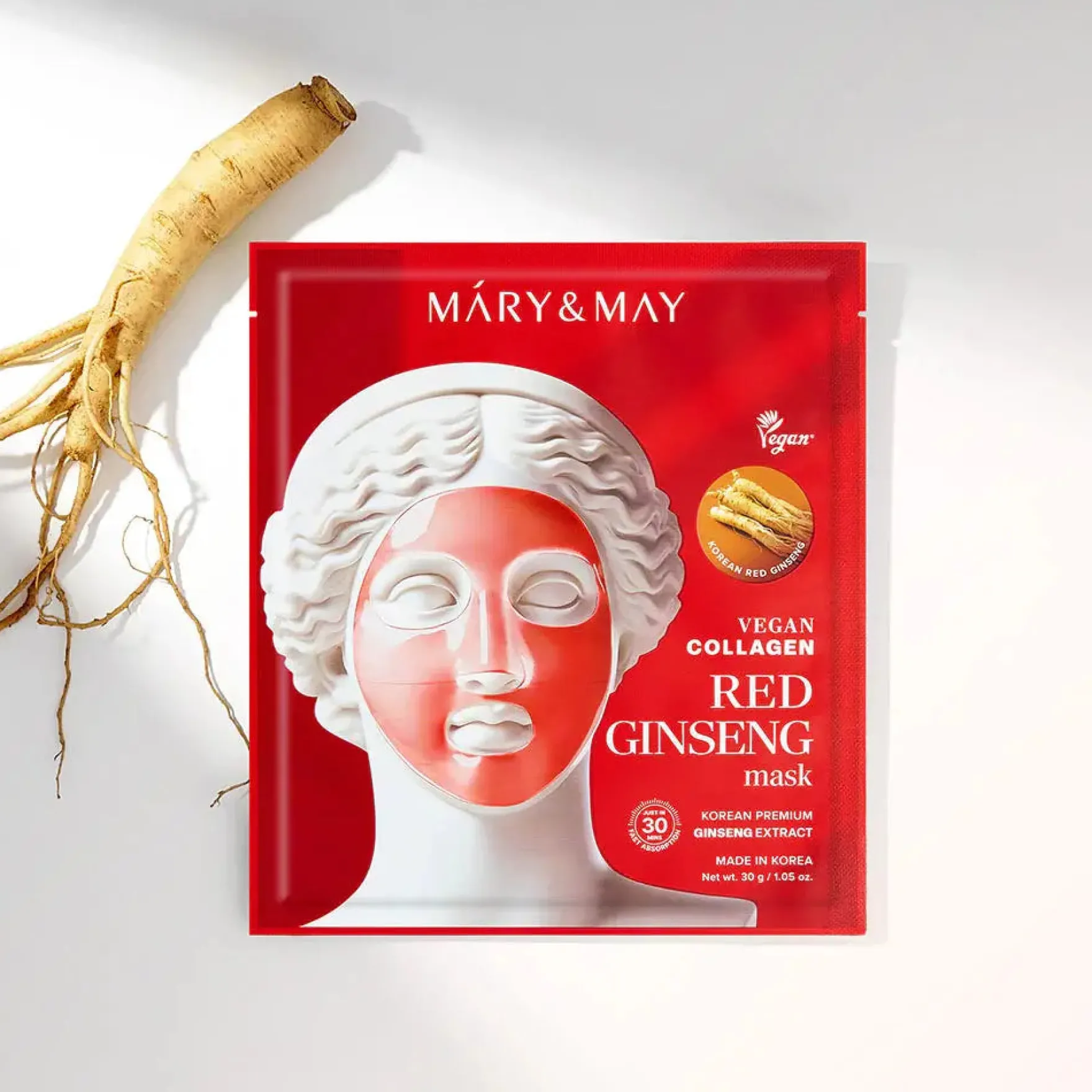 Vegan Collagen Red Ginseng Mask