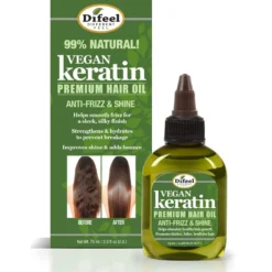 Vegan Keratin Anti-Frizz Premium Hair Oil