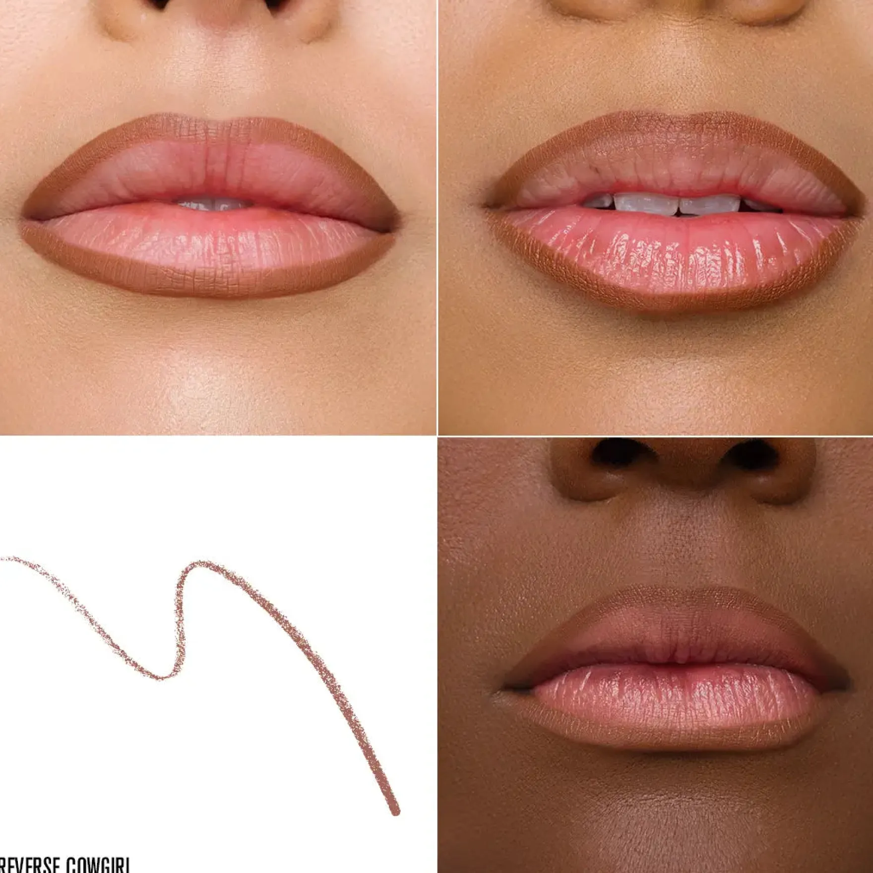 Velour Lip Liner Reverse Cowgirl