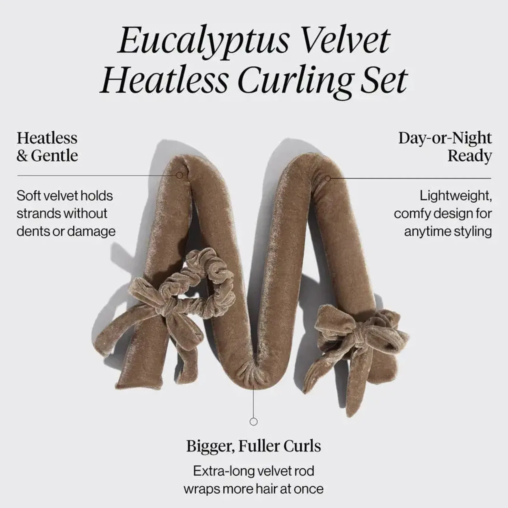 Velvet XL Heatless Curling Set Eucalyptus