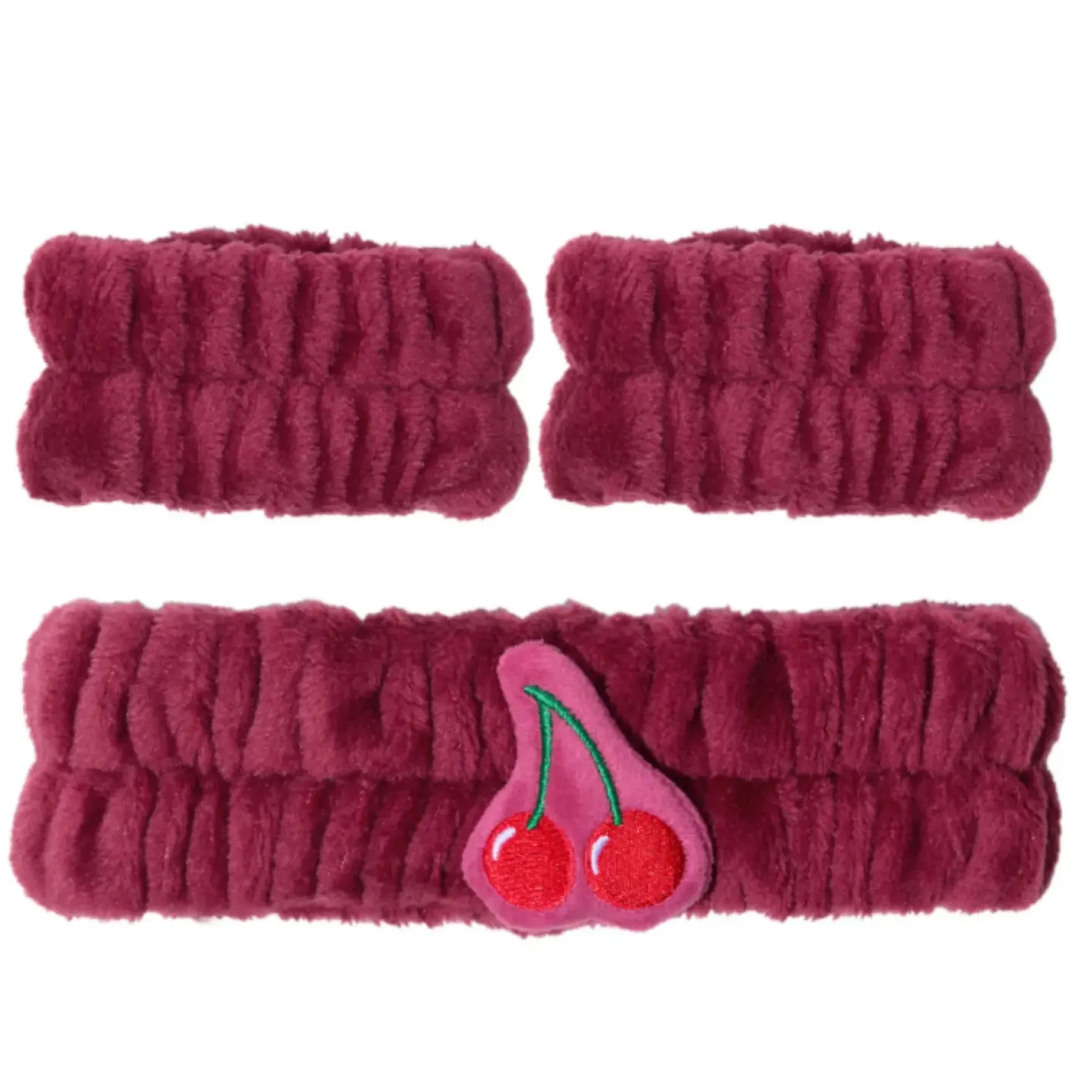 Very Cherry Headband & Cuff Set
