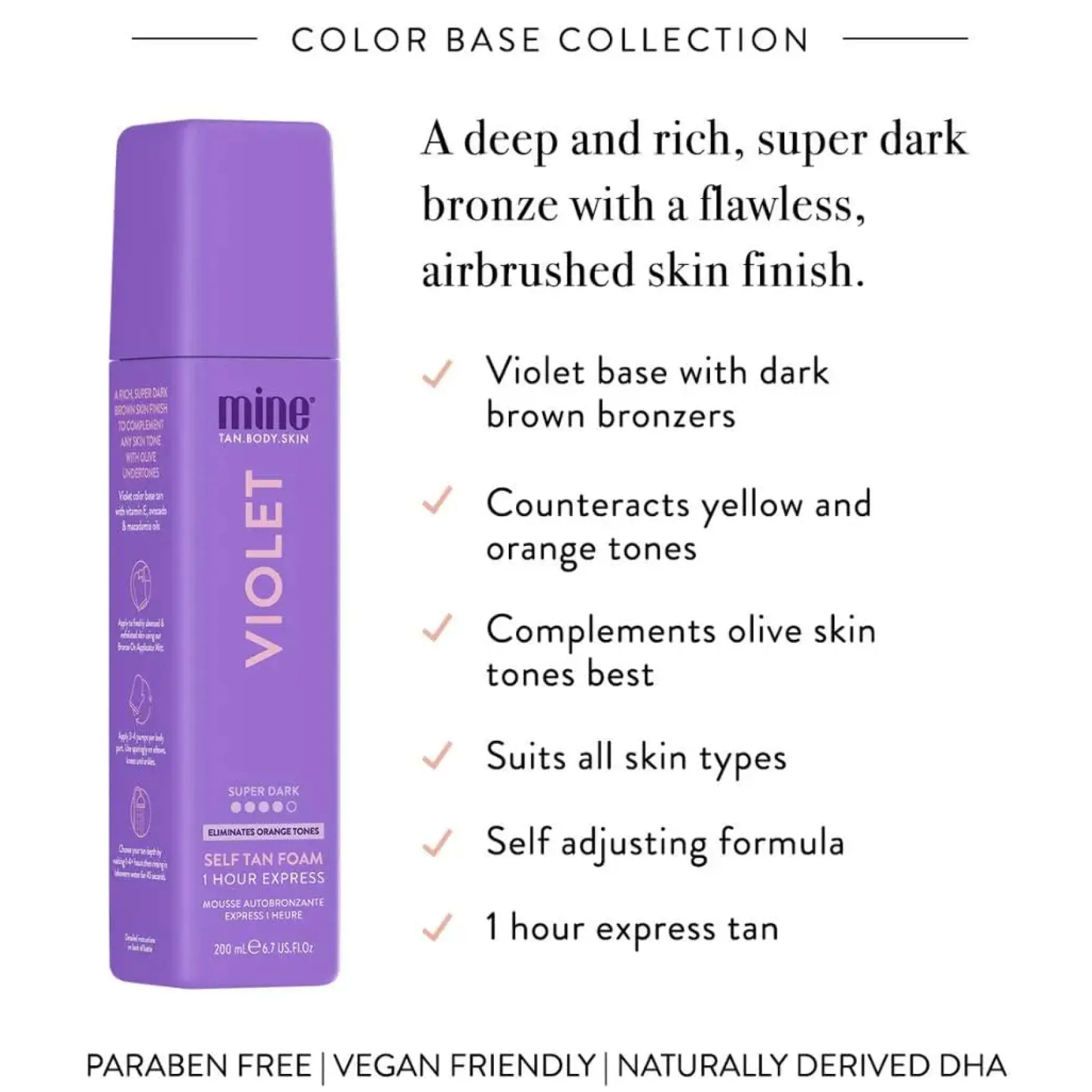 Violet Self Tan Foam