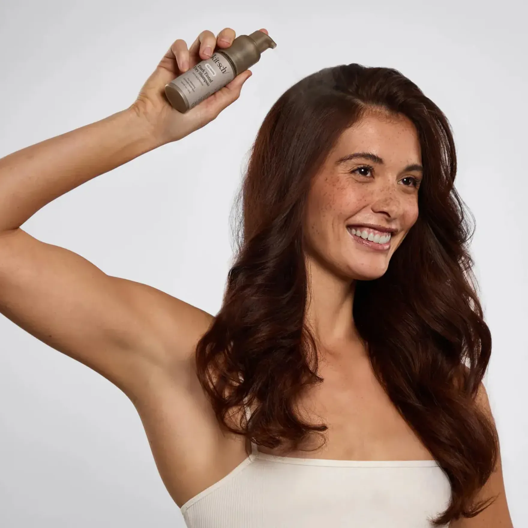Volumizing Rice Protein Dry Shampoo Dark Tinted
