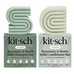 Volumizing Rosemary & Biotin Shampoo & Conditioner Bar Set