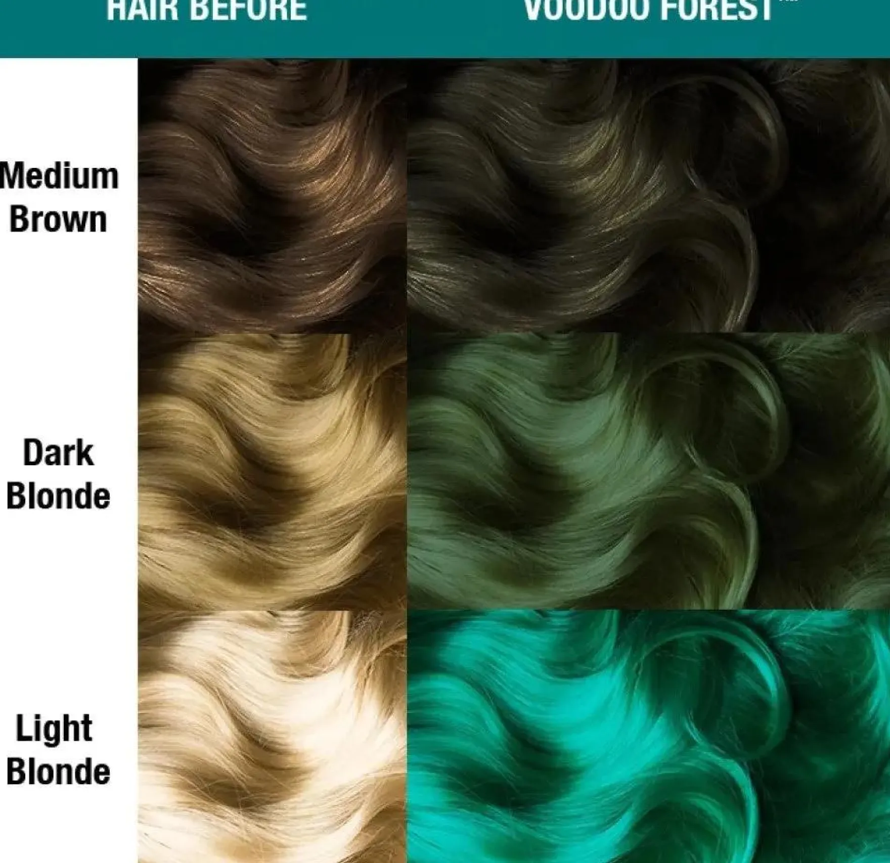 Voodoo Forest Hair Color