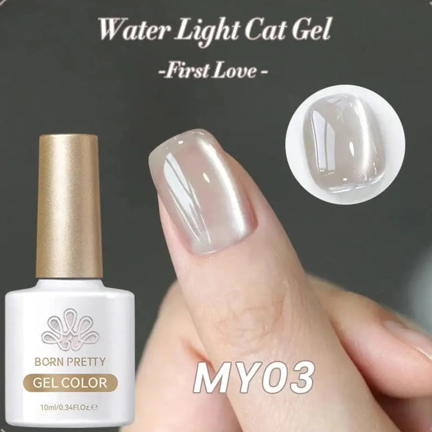 Water Light Cat Magnetic Gel MY03