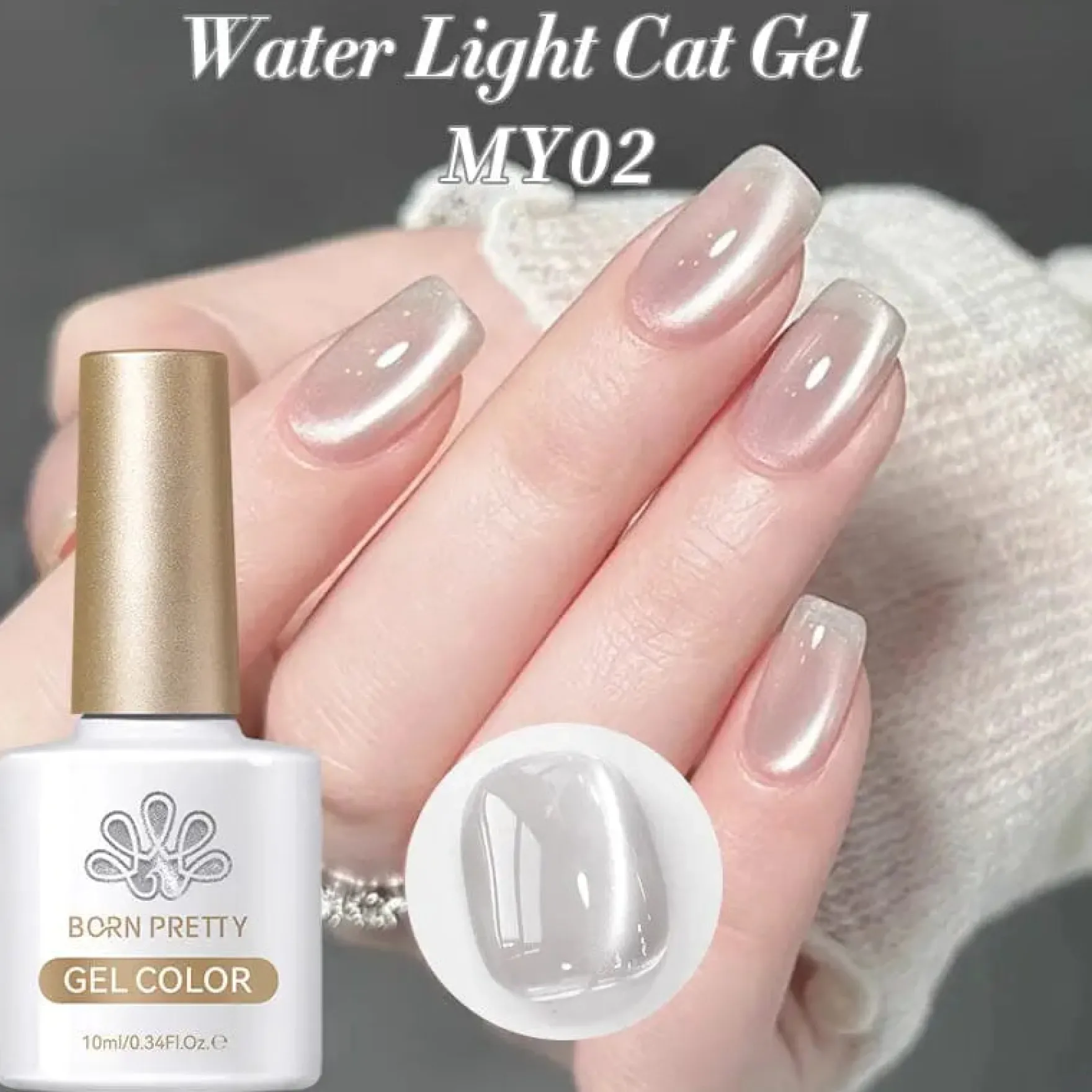 Water Light Cat Magnetic Gel MY02