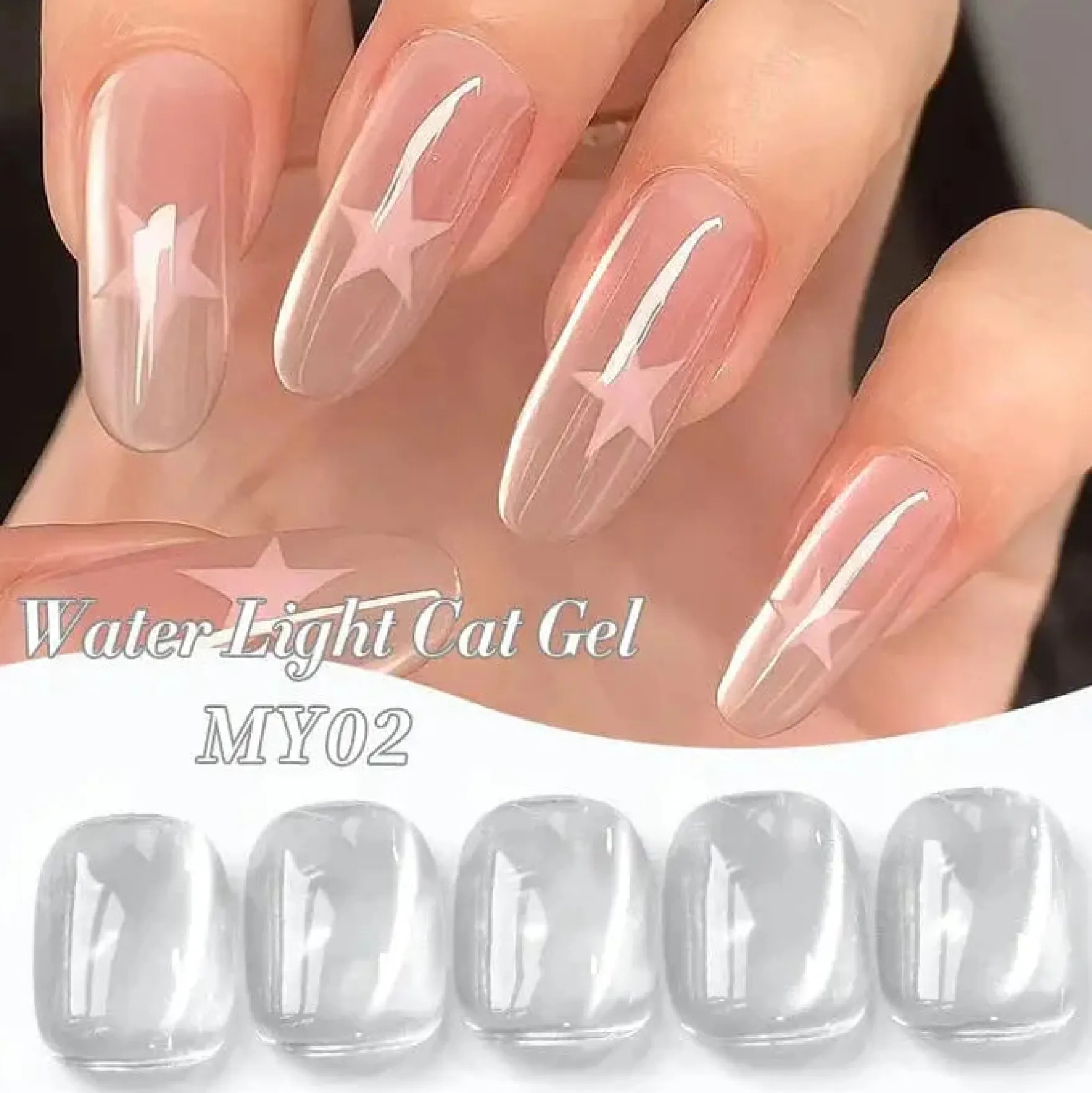 Water Light Cat Magnetic Gel MY02