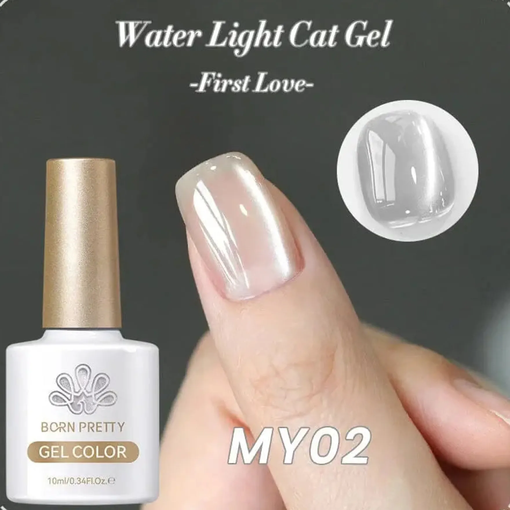 Water Light Cat Magnetic Gel MY02
