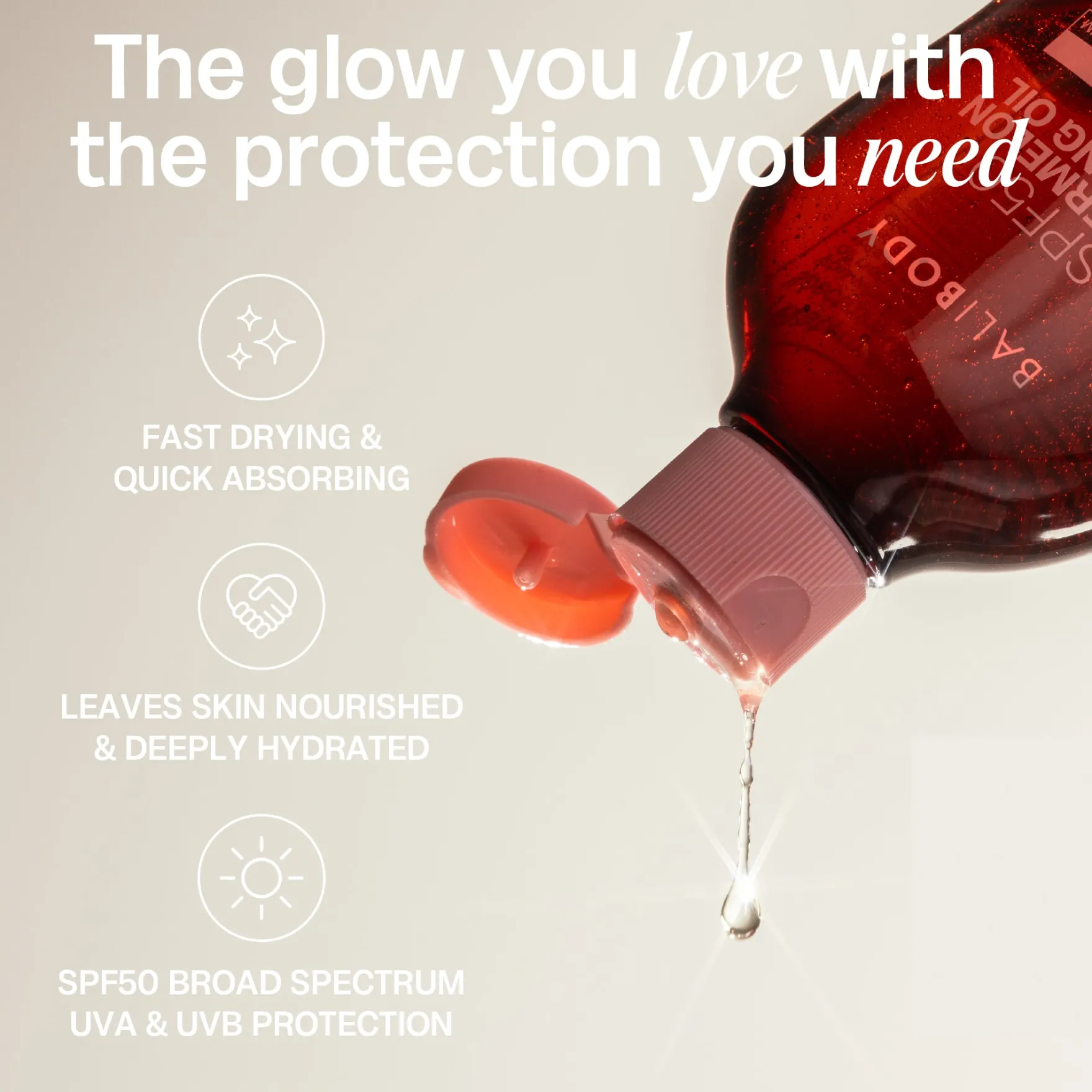 Watermelon Tanning Oil SPF50