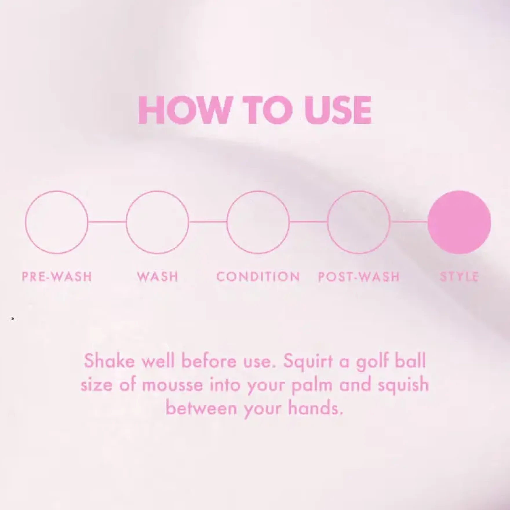Wavy Whip Style Control Mousse