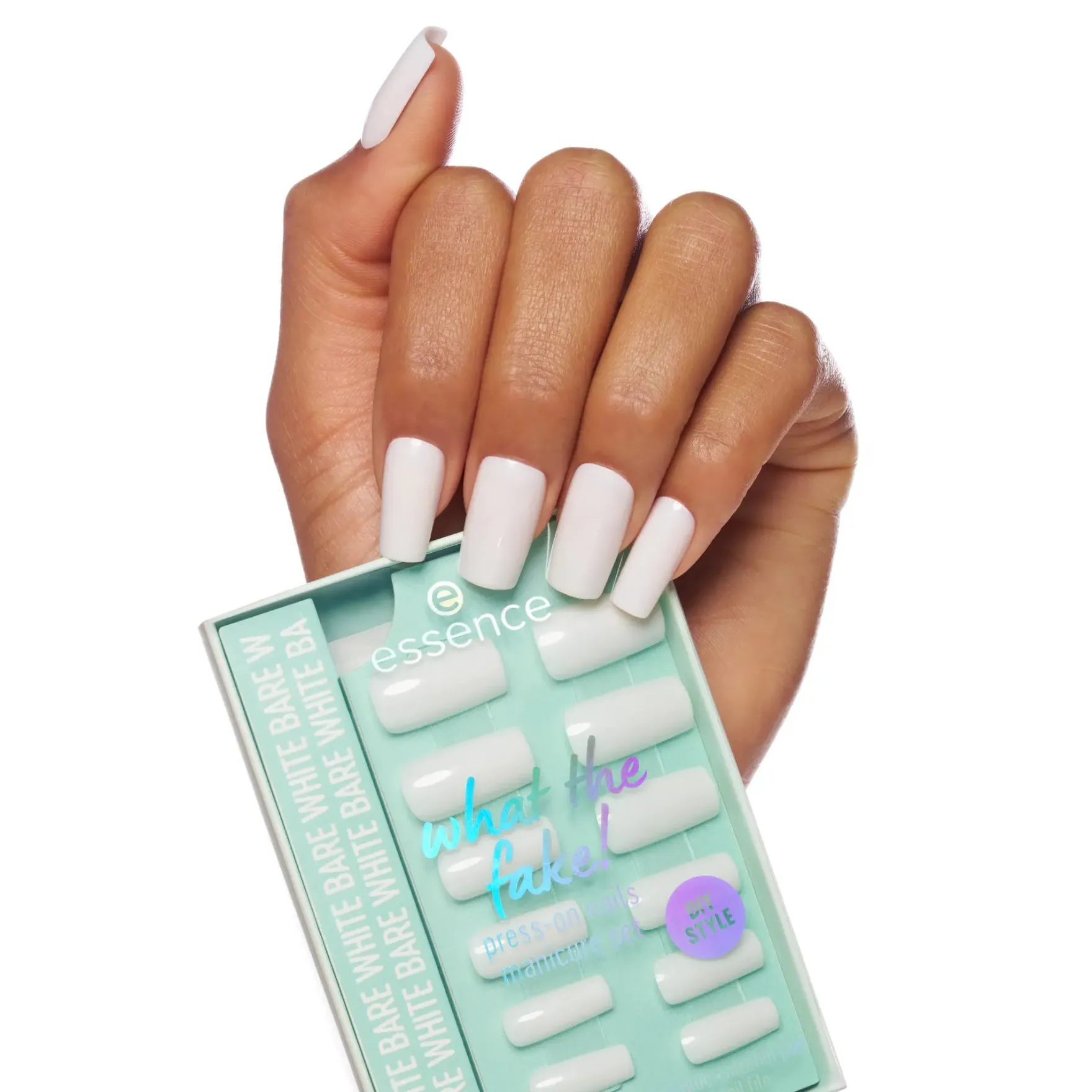 What The Fake! Press-on Nails Manicure Set 04 Bare White