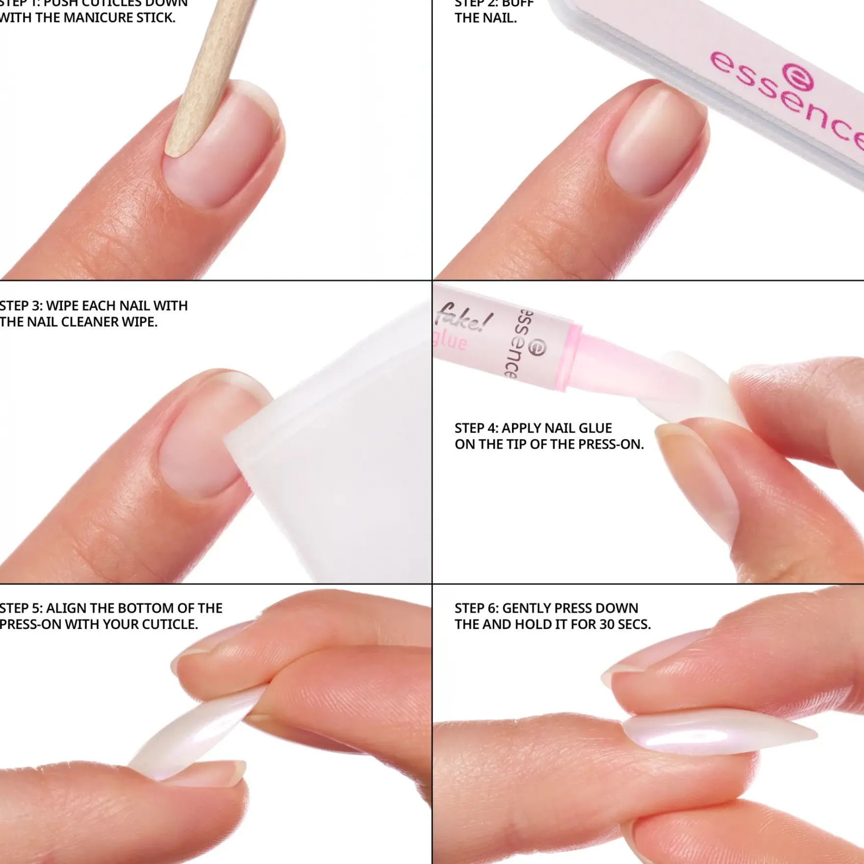 What The Fake! Press-on Nails Manicure Set 02 Cat Eye