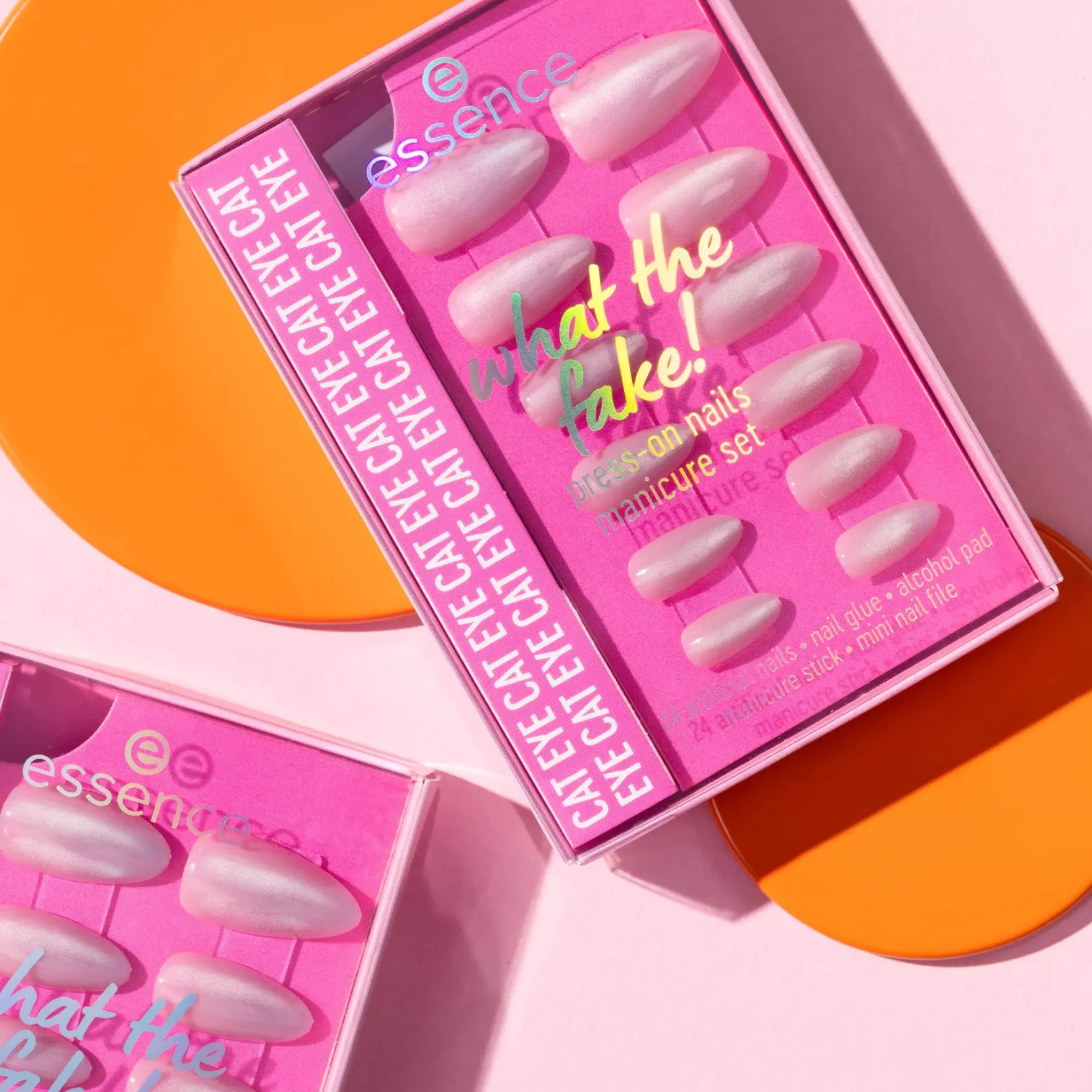 What The Fake! Press-on Nails Manicure Set 02 Cat Eye