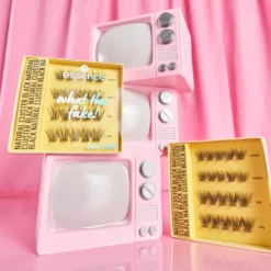 What The Fake! False Lashes 06 Natural Cluster Black