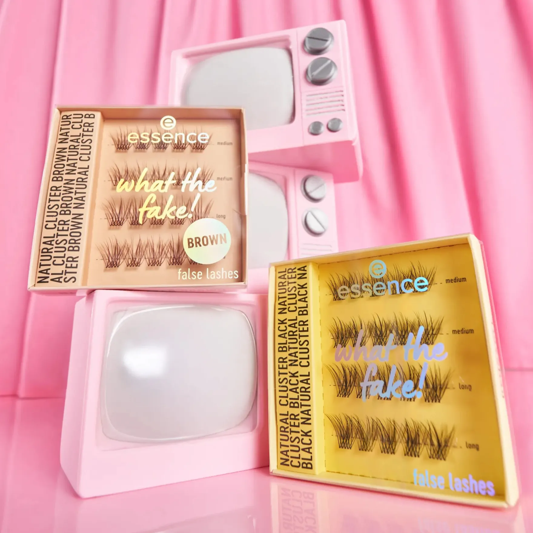 What The Fake! False Lashes 06 Natural Cluster Black