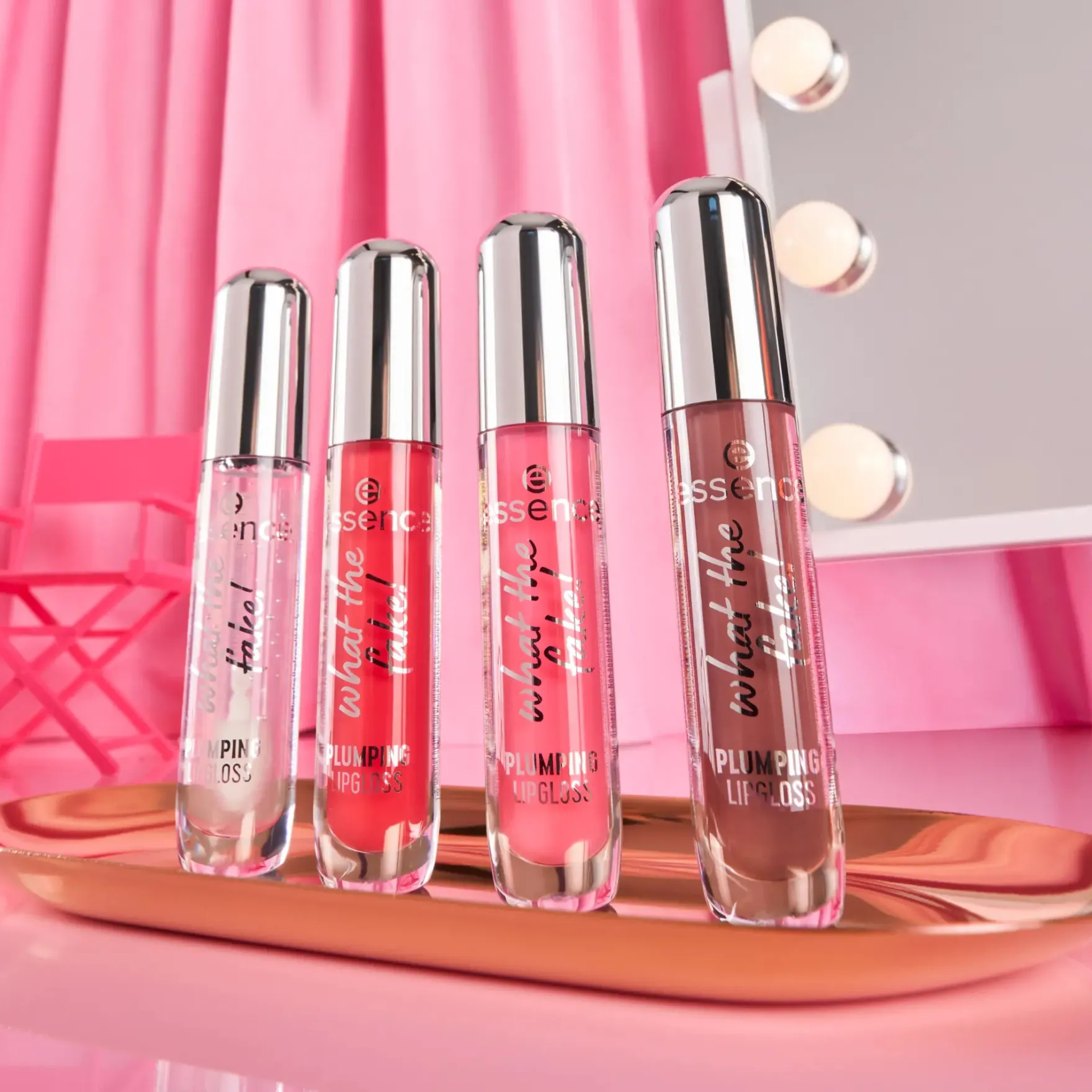 What The Fake! Plumping Lip Gloss 102 Pink About It