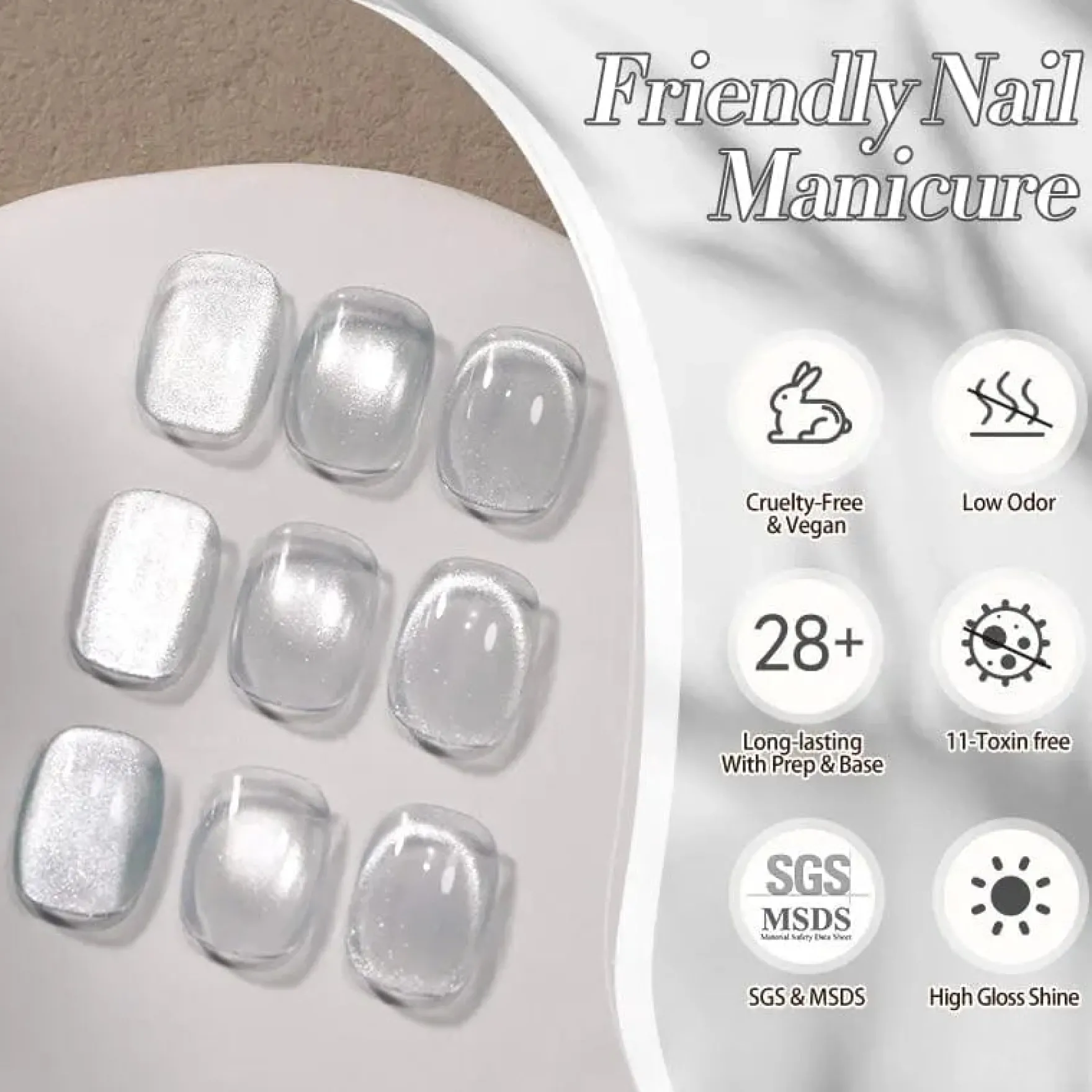 White Cat Magnetic Gel MY77