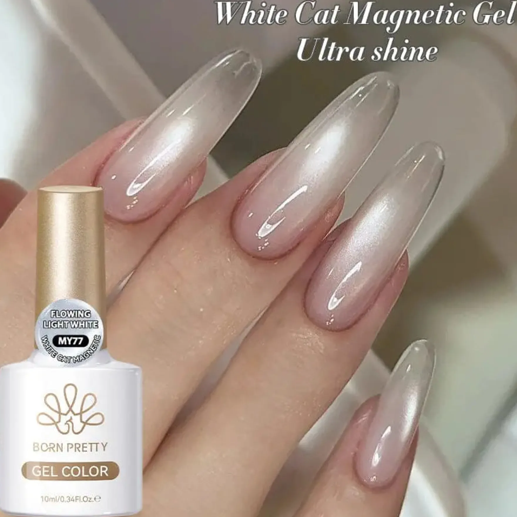 White Cat Magnetic Gel MY77