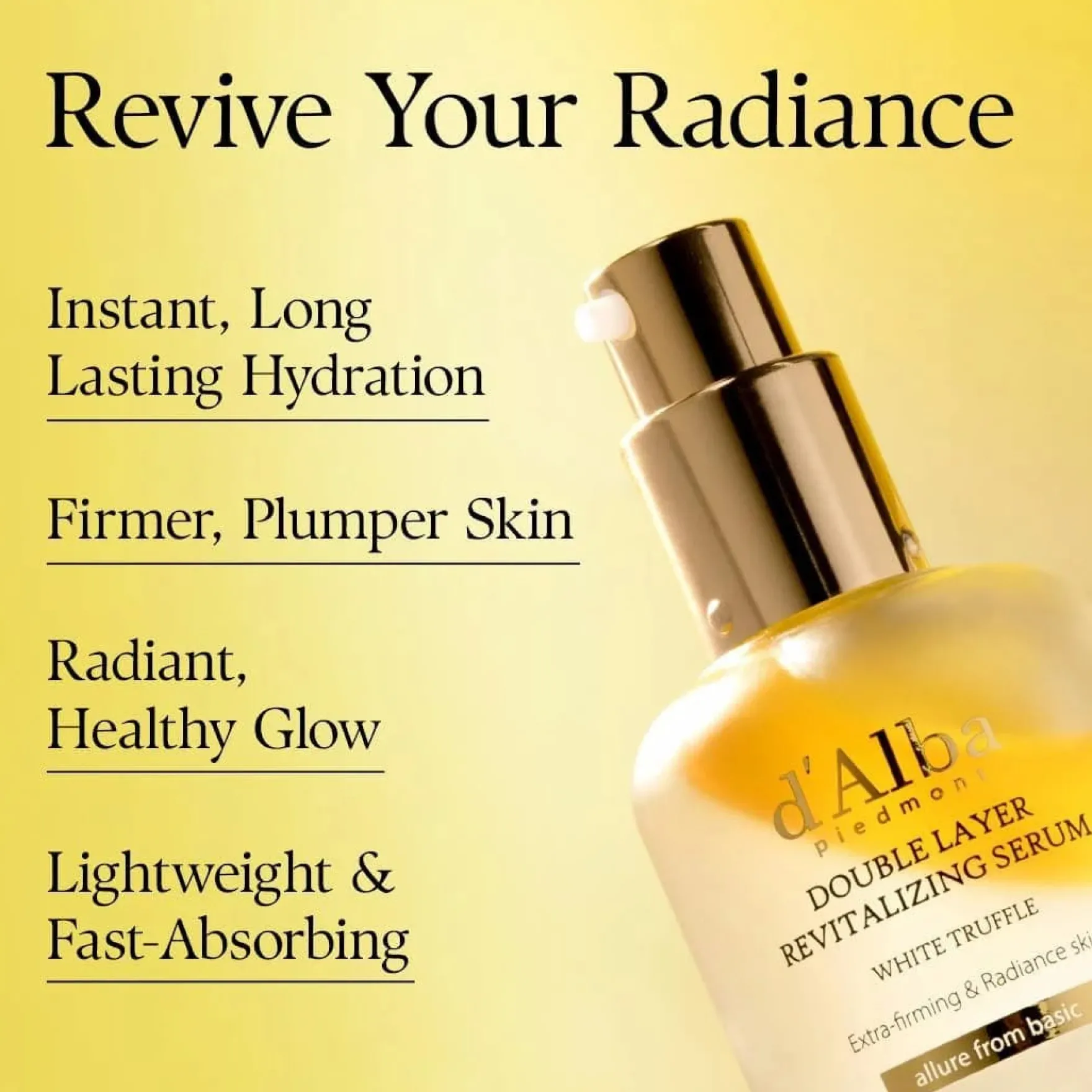 White Truffle Double Layer Revitalizing Serum 30 ml