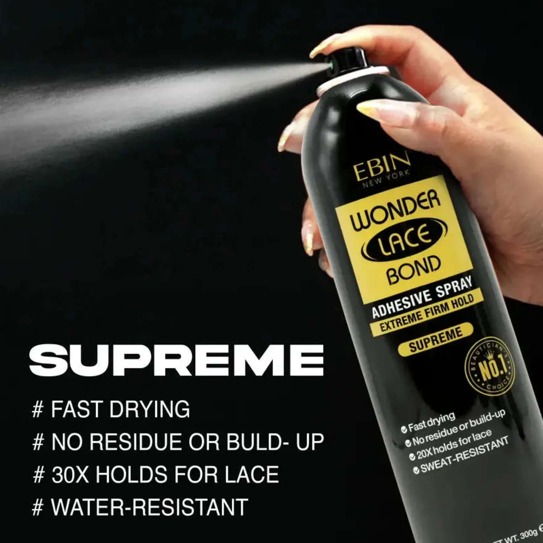 Wonder Bond Spray Supreme Black 80 ml