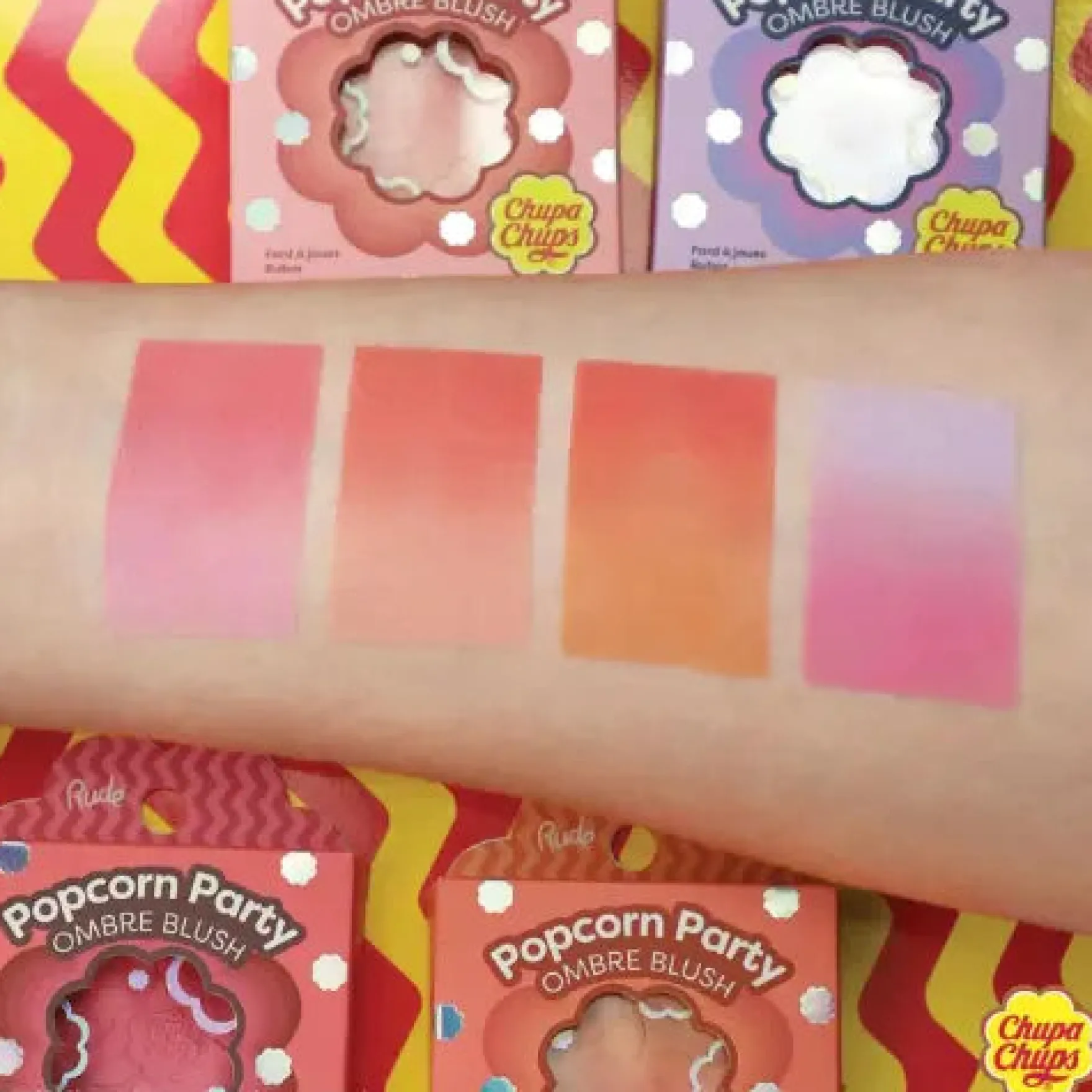 x Chupa Chups Popcorn Party Ombre Blush Champagne Grape