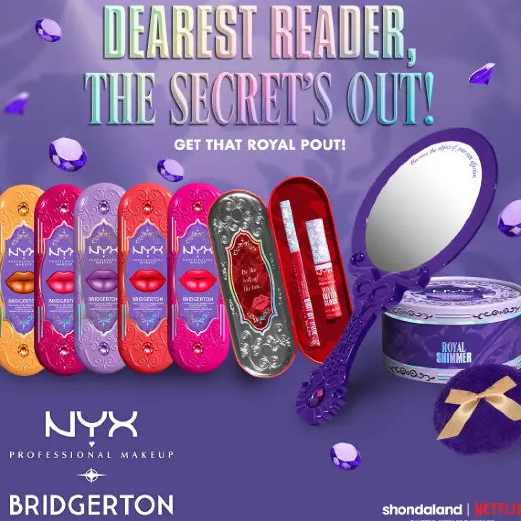 x Bridgerton Royal Treasures Duo Lipkit 04 Rogue Romance + Flirt Alert