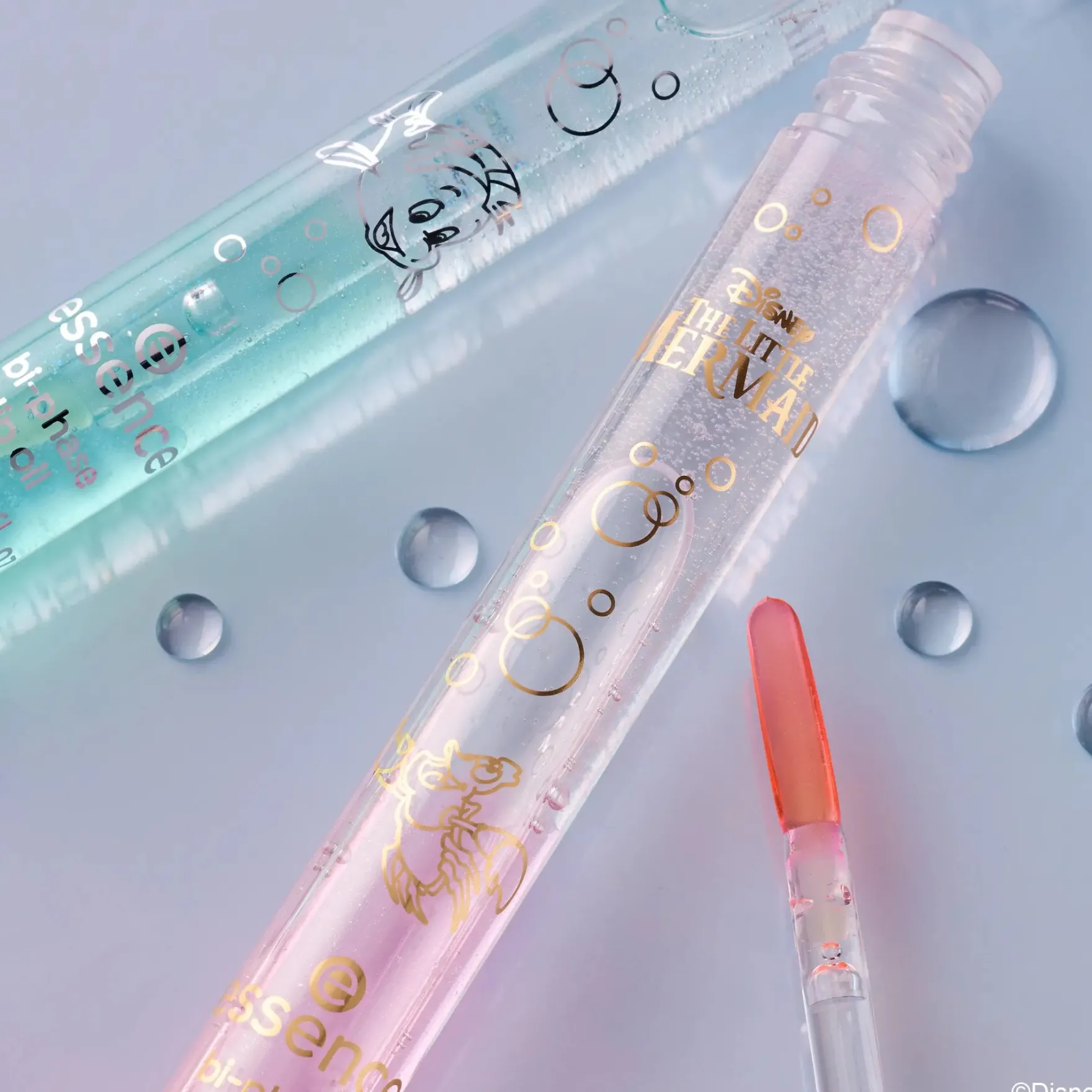 X Disney The Little Mermaid Bi-phase Lip Oil 02 Swim Towards Your Dreams